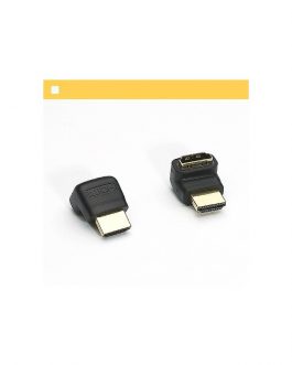 Adaptador HDMI Macho X HDMI Femea Dourada