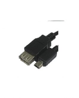 Cabo USB-A F X USB mini 5 pinos 1.1/2.0 - Roxline